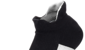 Tech-Lite Performance Socks - Black with White Logo: 2 Pair (4 Socks)