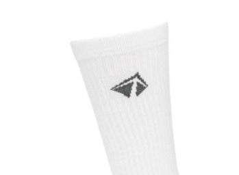 Atacama Performance Crew Sock - "Boulder White" 2 Pair (4 Socks)