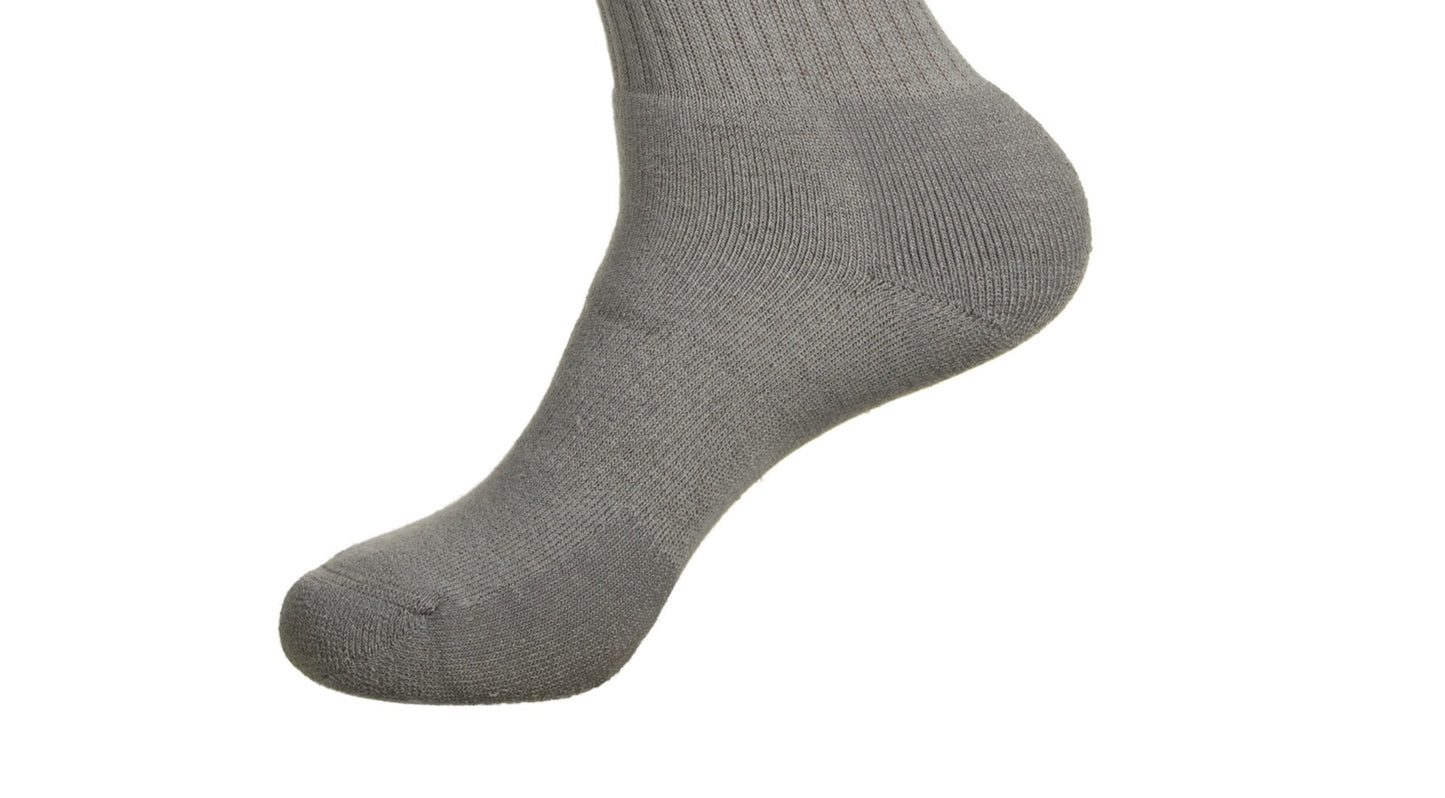 Atacama Performance Crew Sock - "Cool Grey" 2 Pair (4 Socks)
