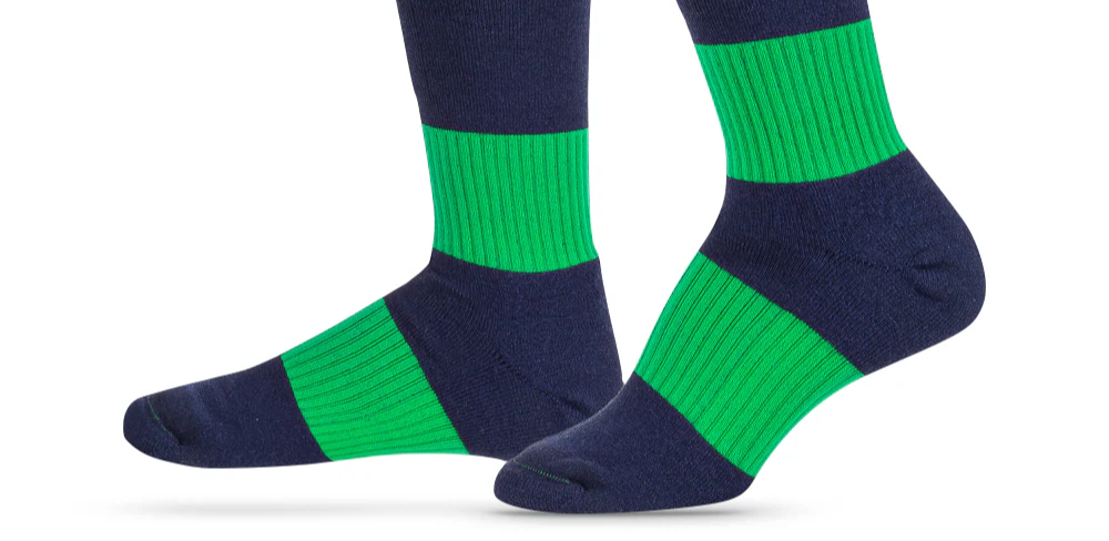 Ski-Lite Performance Ski Sock - Small/Green