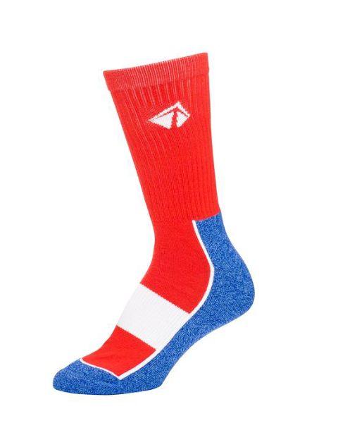 Atacama Performance Crew Sock - "Old Glory" 2 Pair (4 Socks)
